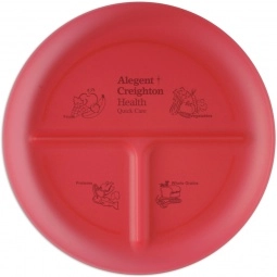 Translucent Red Portion Control Custom Plates
