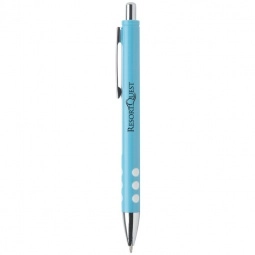 Light Blue Spot On Ballpoint Promotional Pens