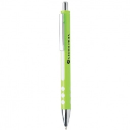 Lime Green Spot On Ballpoint Promotional Pens