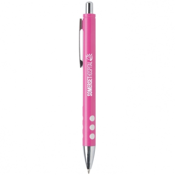 Pink Spot On Ballpoint Promotional Pens