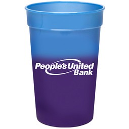 Blue to Purple Color Changing Mood Custom Stadium Cup - 22 oz.