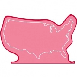 Translucent Red Press n' Stick Custom Calendar - US Map