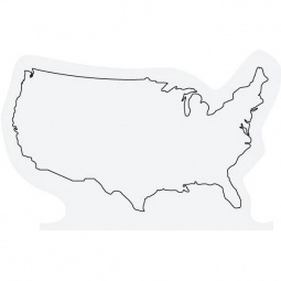 White Press n' Stick Custom Calendar - US Map