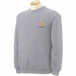 Athletic Heather gray Fruit of the Loom Supercotton Promotional Sweatshirt 