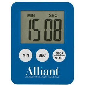 Blue Tiny Tot Promotional Magnetic Timer