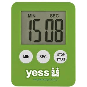 Green Tiny Tot Promotional Magnetic Timer