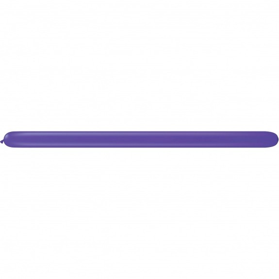 Purple Adwave Latex Promotional Balloons - 2" x 60" - Fashion