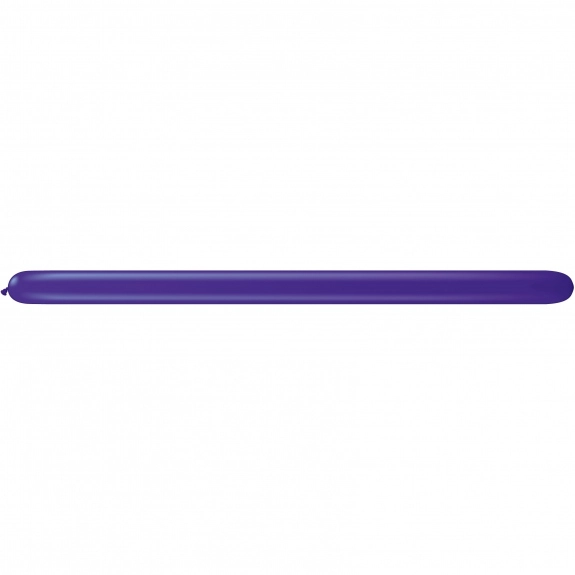 Quartz Purple Adwave Latex Promotional Balloons - 2" x 60" - Jewel