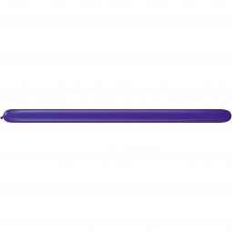 Quartz Purple Adwave Latex Promotional Balloons - 2" x 60" - Jewel