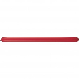 Ruby Red Adwave Latex Promotional Balloons - 2" x 60" - Jewel