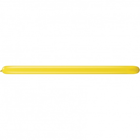 Citrine Yellow Adwave Latex Promotional Balloons - 2" x 60" - Jewel