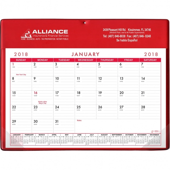 Custom Desk Pad Calendar - 11.5 x 9 | ePromos