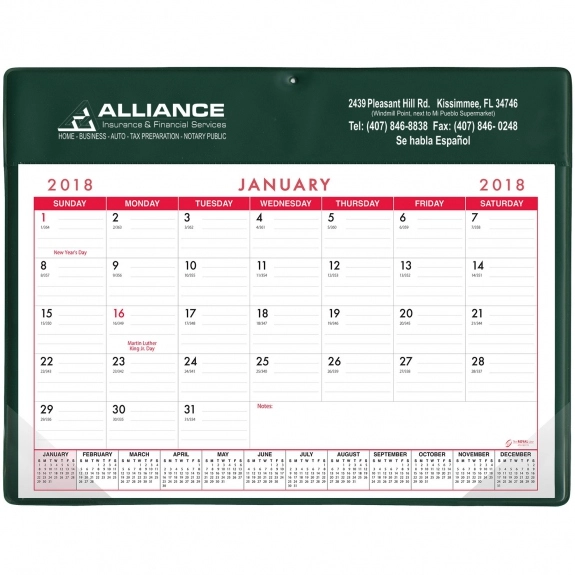Custom Desk Pad Calendar - 11.5 x 9 | ePromos