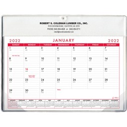 Custom Desk Pad Calendar - 11.5"w x 9"h