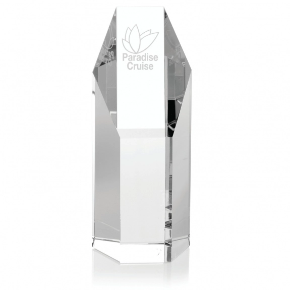 Clear Jaffa Hexagonal Tower Promotional Award