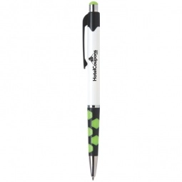 Lime Green Mardi Gras Hex Promotional Pens