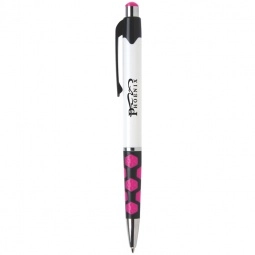 Pink Mardi Gras Hex Promotional Pens