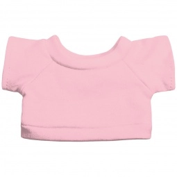 Pink - Stuffed Animal Cuddler Blanket w/ Custom T-Shirt - Bear