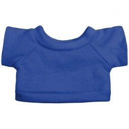 Royal Blue - Stuffed Animal Cuddler Blanket w/ Custom T-Shirt - Bear