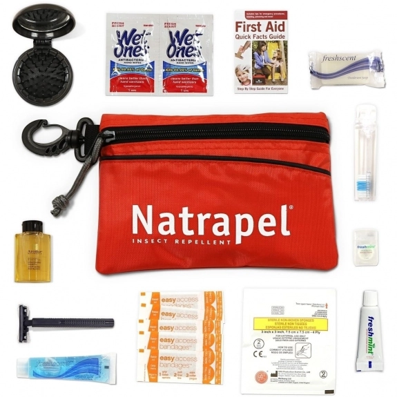 Red - Compact Promotional Travel Kit