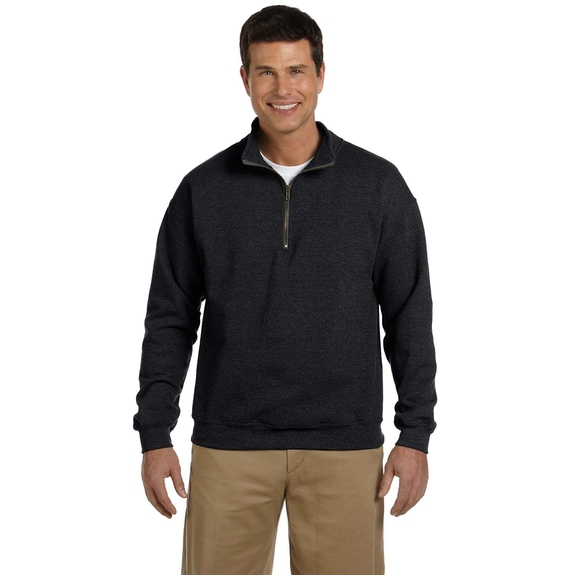 Front - Gildan&#174; Heavy Blend Vintage 1/4-Zip Sweatshirt