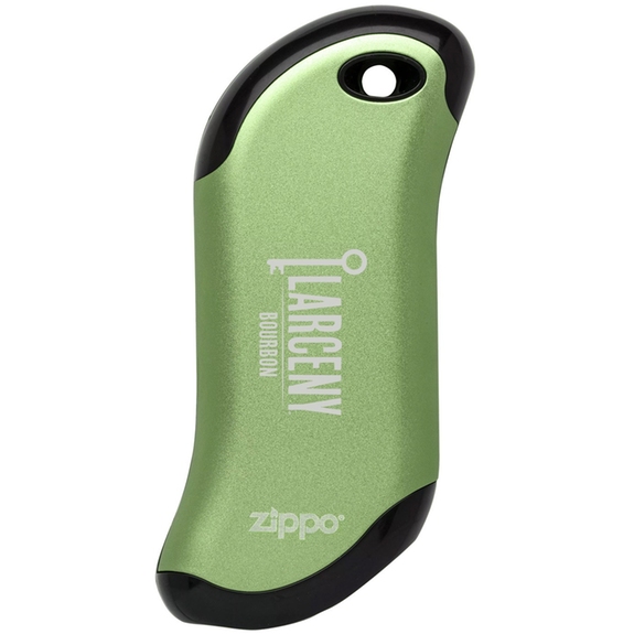 Green Zippo&#174; Heatbank&#153; Rechargeable Custom Hand Warmer and Power 
