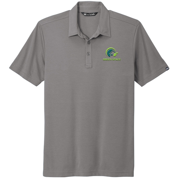 Quiet shade TravisMathew Oceanside Custom Logo Solid Polo - Men's
