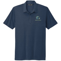 Blue nights TravisMathew Oceanside Custom Logo Solid Polo - Men's