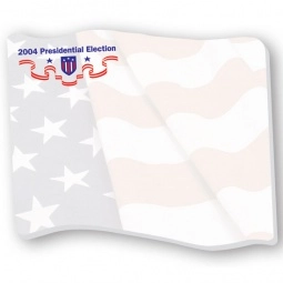 Full Color Souvenir® Custom Sticky Notes - Flag - 25 Sheets - 3.75"w x 2.75"h