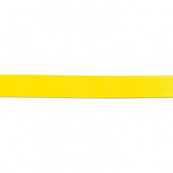 Yellow Silky Satin Custom Imprinted Ribbon