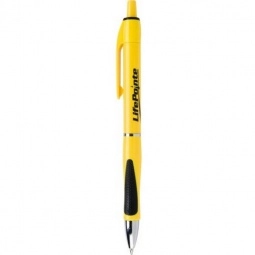 Yellow Vibrant Color Click Promotional Pen