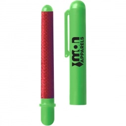 Lime Green Stick Promotional Lint Brush