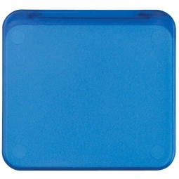 Blue Full Color Dual Magnification Compact Folding Promotional Mirror