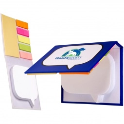 Word Bubble Customized Sticky Notes w/ Flags Set