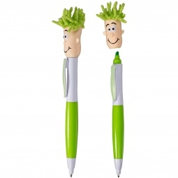 Lime Green MopTopper Highlighter Custom Pens / Screen Cleaner