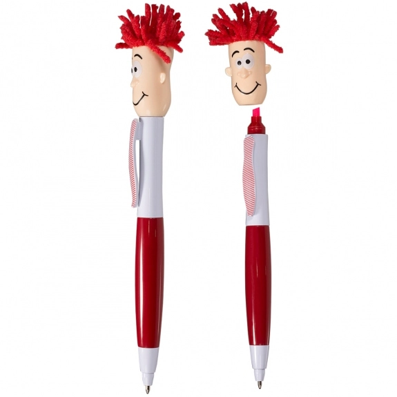 Red MopTopper Highlighter Custom Pens / Screen Cleaner