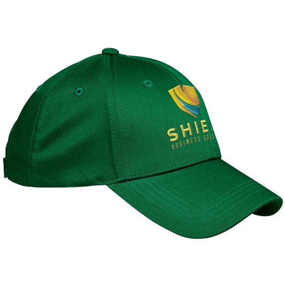 Kelly Green - Big Accessories 6-Panel Structured Twill Logo Cap