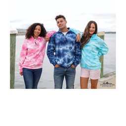 Lifestyle Crosswind Tie-Dye Custom 1/4-Zip Sweatshirt - Unisex