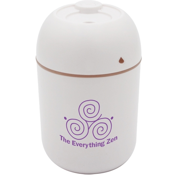 White Custom Branded Humidifier w/ Essential Oil Diffuser