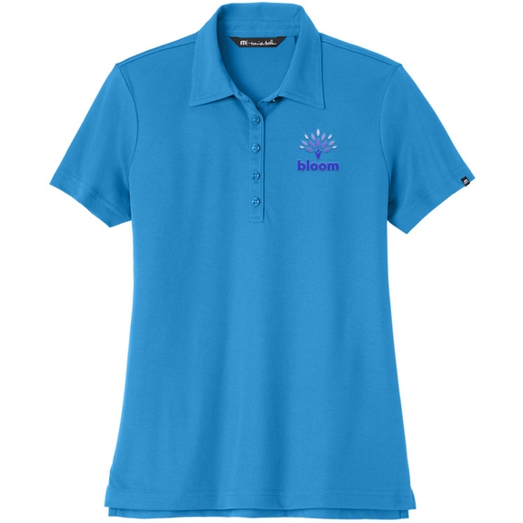Classic blue Travis Mathew Oceanside Custom Solid Polo - Women's