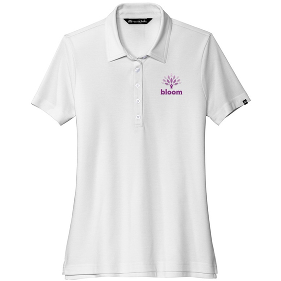 White Travis Mathew Oceanside Custom Solid Polo - Women's