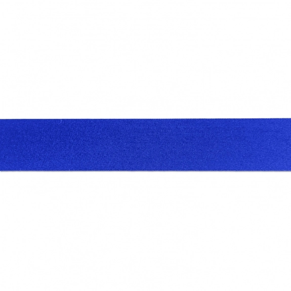 Royal Blue Silky Satin Custom Imprinted Ribbon