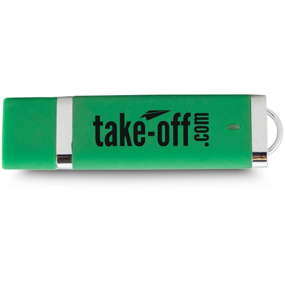 Green Stick Logo Flash Drive - 2GB