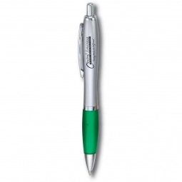 Contour Silver Custom Pen w/ Colored Grip