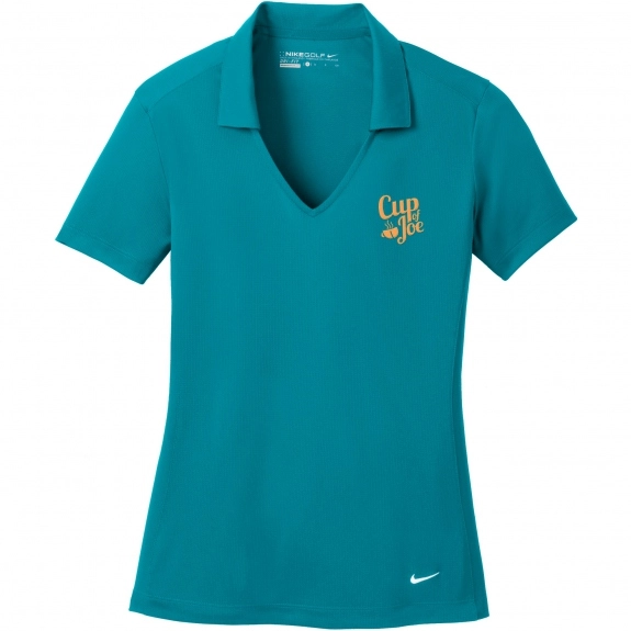 Blustery Nike Dri-FIT Vertical Mesh Custom Polo Shirts - Women's