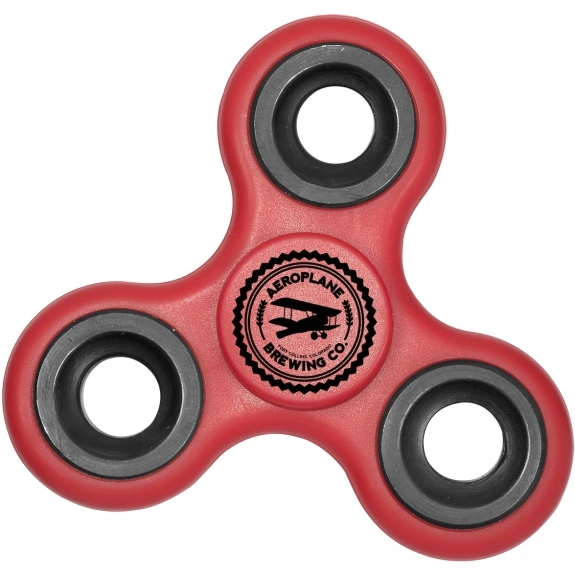 Red Premium Solid Fidget Spinner Custom Stress Reliever 