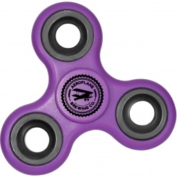 Purple Premium Solid Fidget Spinner Custom Stress Reliever 