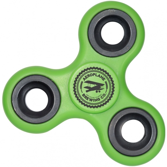 Lime Green Premium Solid Fidget Spinner Custom Stress Reliever 