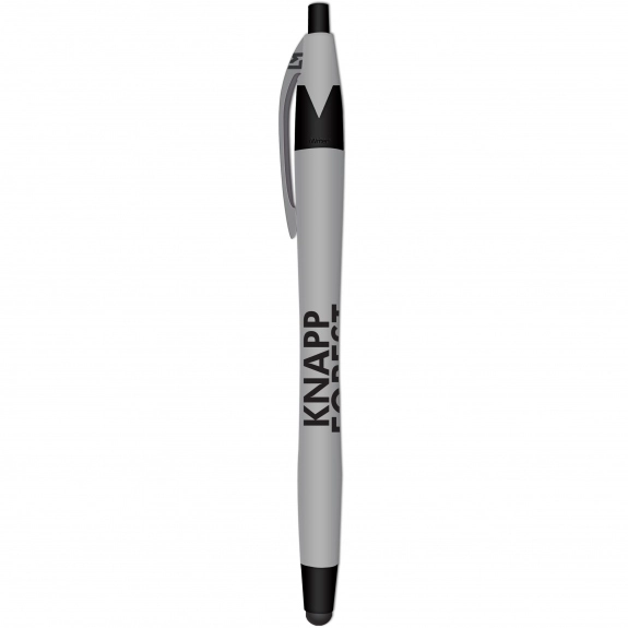 Gray - Soft Touch Rubberized Custom Stylus Pen