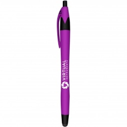 Purple - Soft Touch Rubberized Custom Stylus Pen